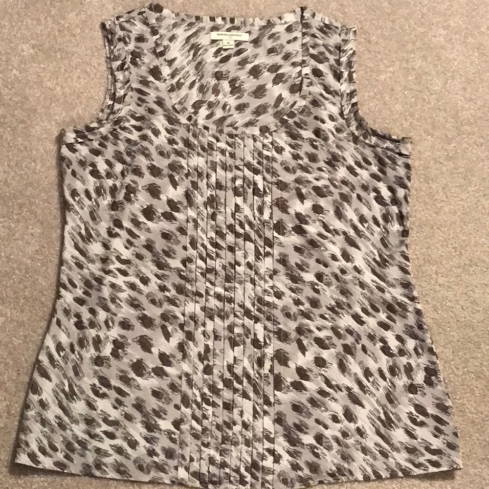 Banana Republic sleeveless blouse